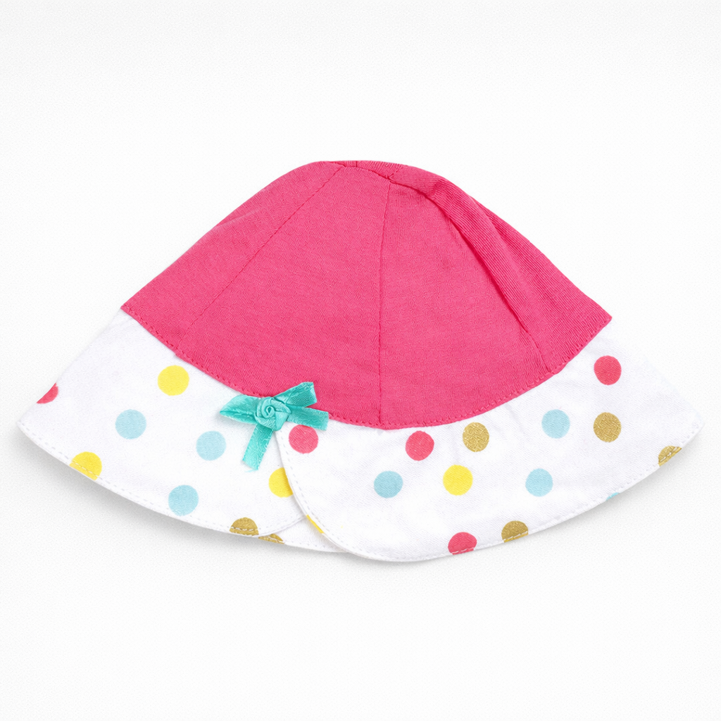 Pretty Polka Bonnet Cap