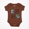 Ghousla Short Sleeve Bodysuit Russet brown