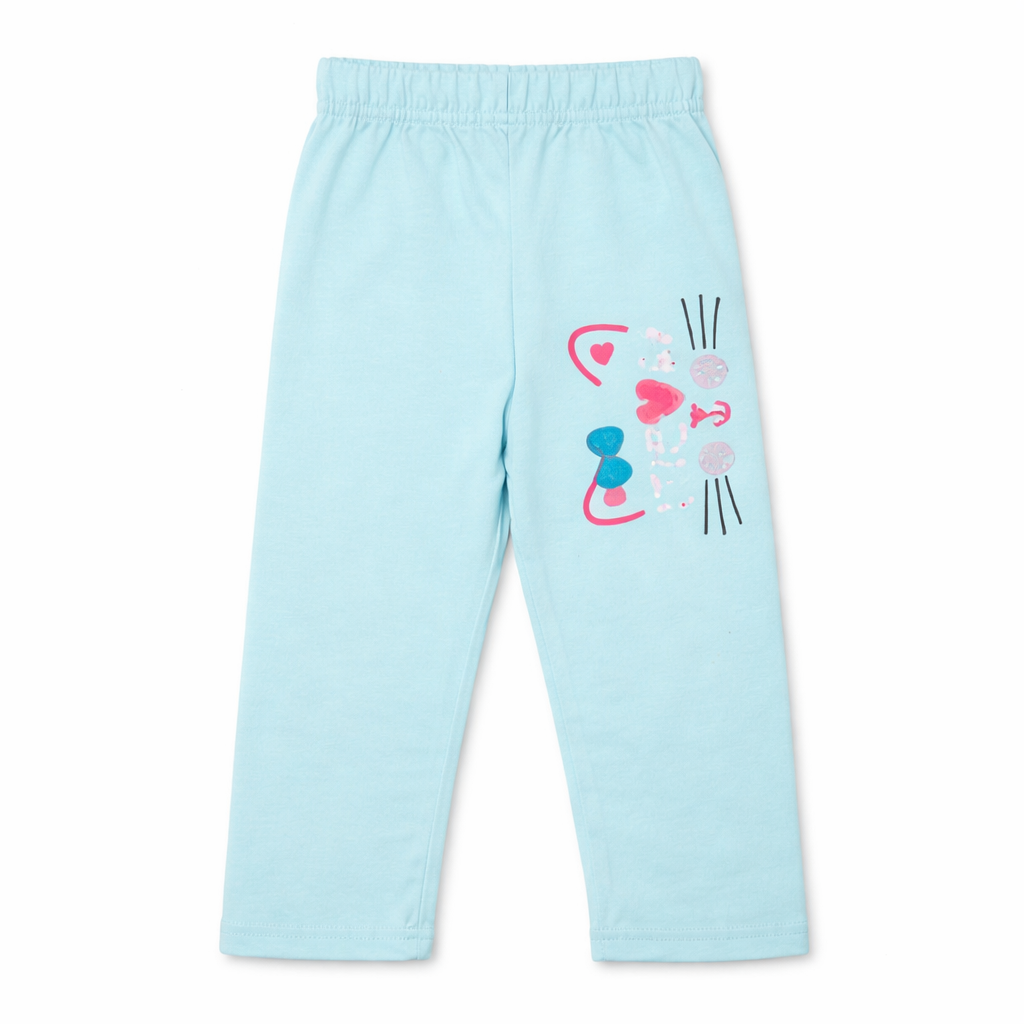 Generic Pajama, Blue Glow, Solid