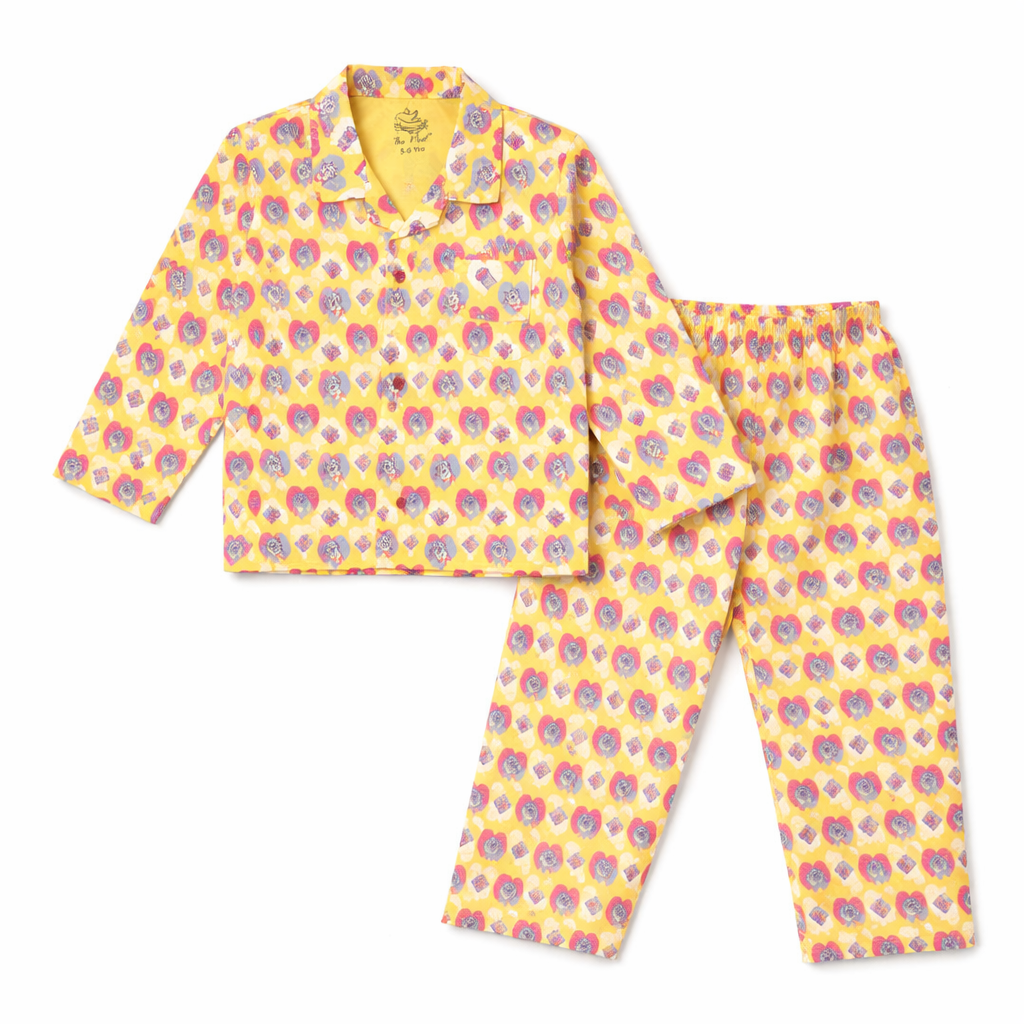 Hearts And Paws Night Suit