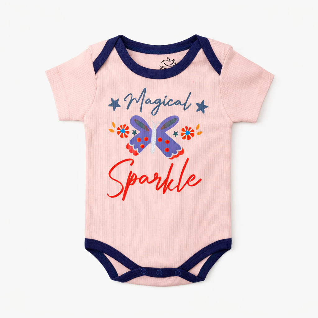 Sepia Petal Heaven Baby Bodysuit