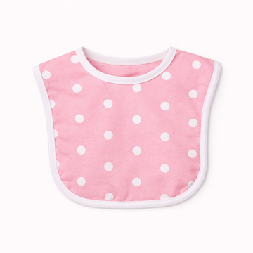 Rosy Polka Bib