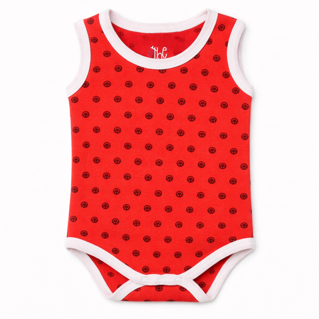 Just Smile Sleeve Less Bodysuit