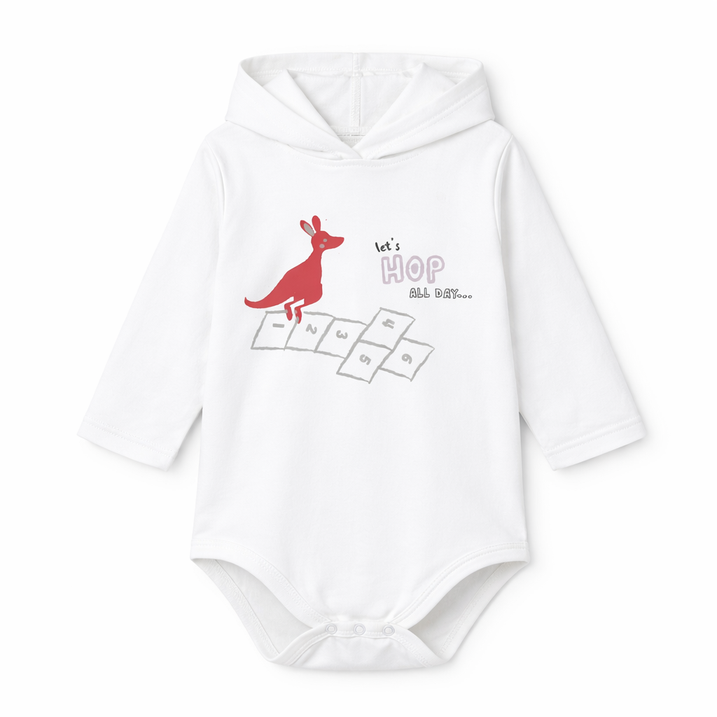 Games White Kangaroo Bodysuit