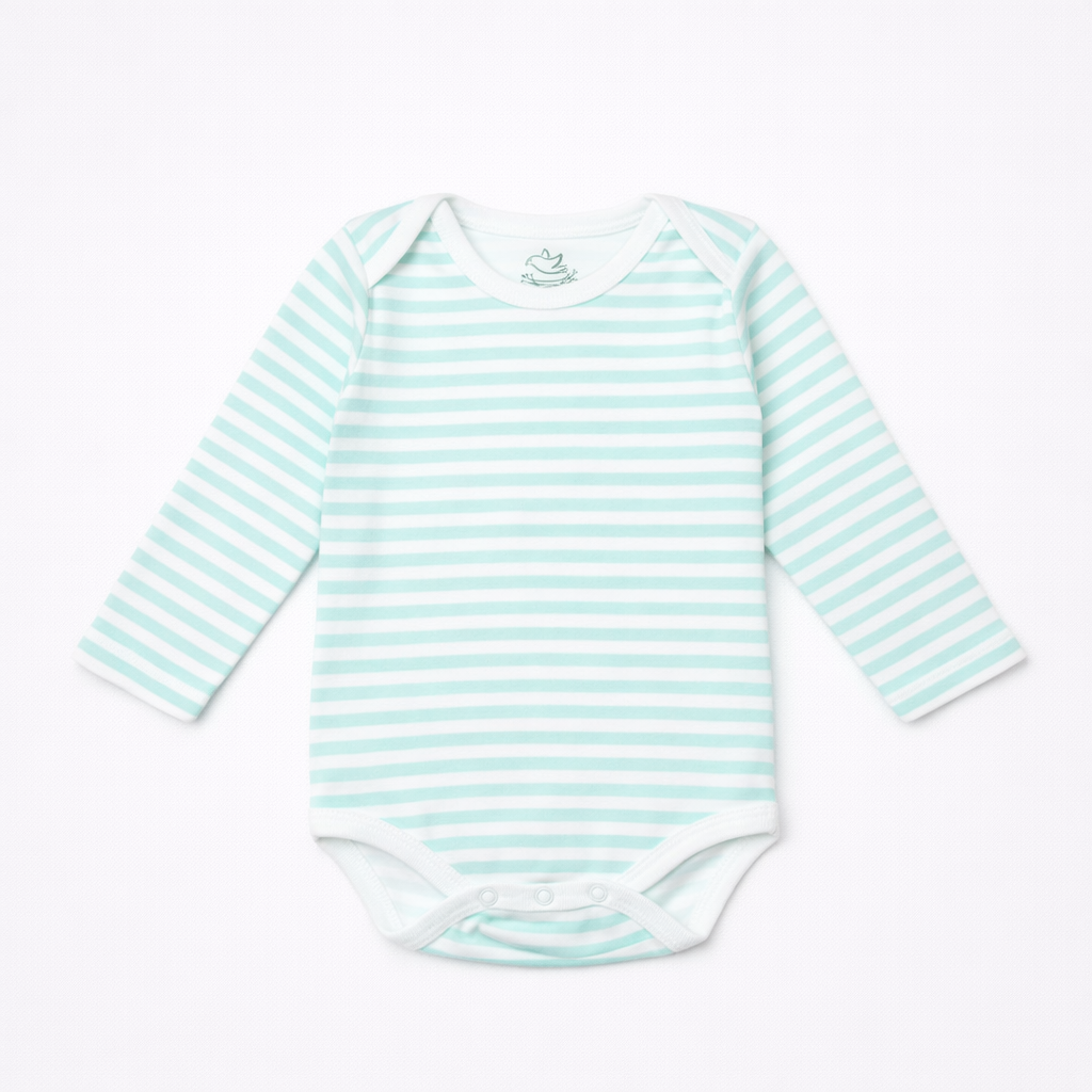 Tiffany Striped Long Sleeves Bodysuit
