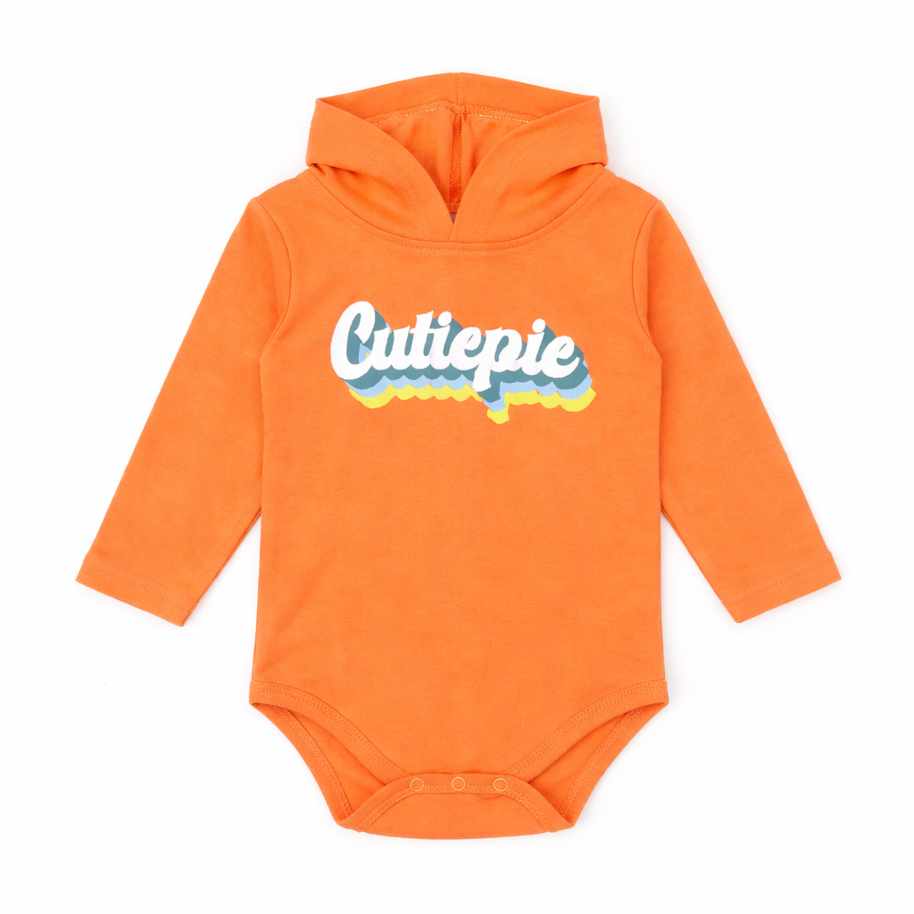 Retro Baby Hoodie Bodysuit