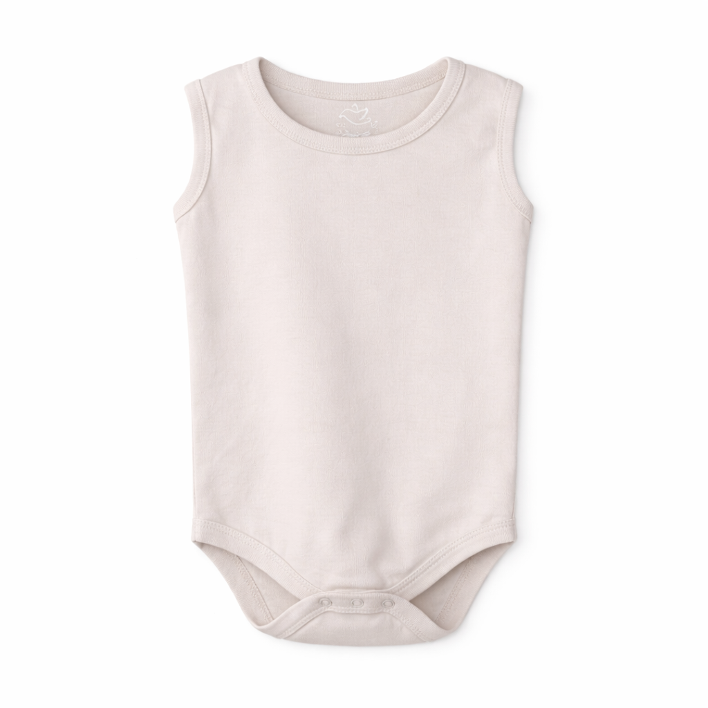 White Essential Sleeveless Bodysuit