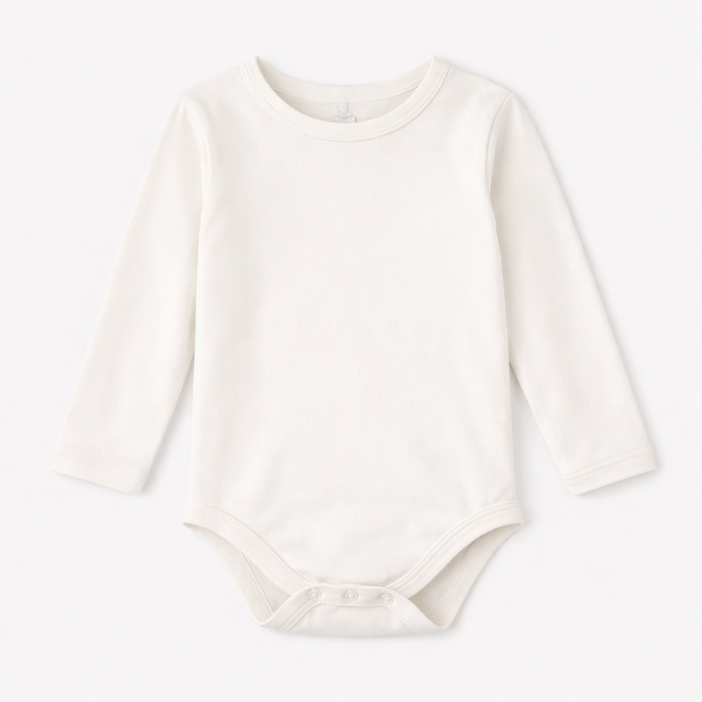 Generic Long Sleeve Body Suit White