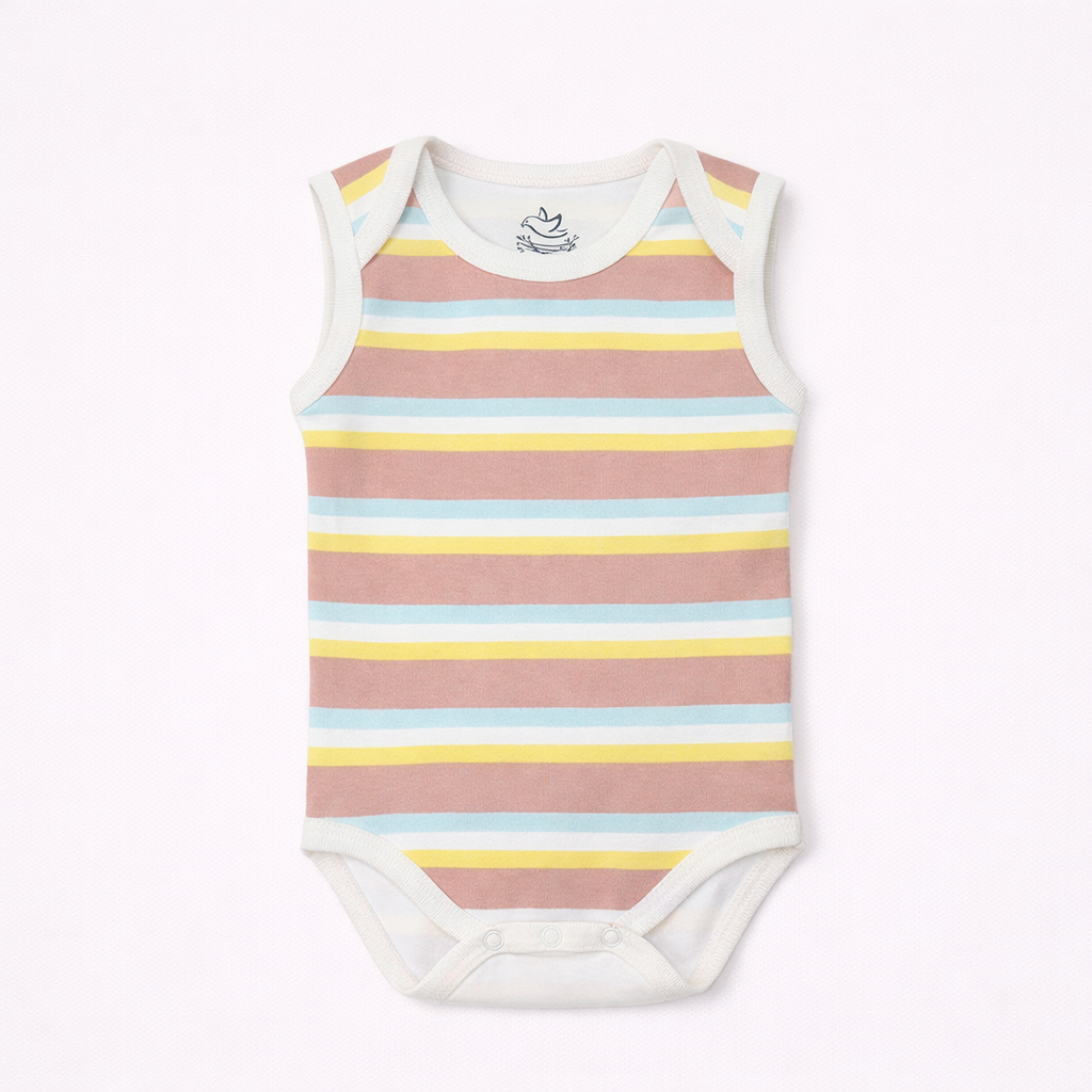 Sandy Summer Sleeves less Bodysuit