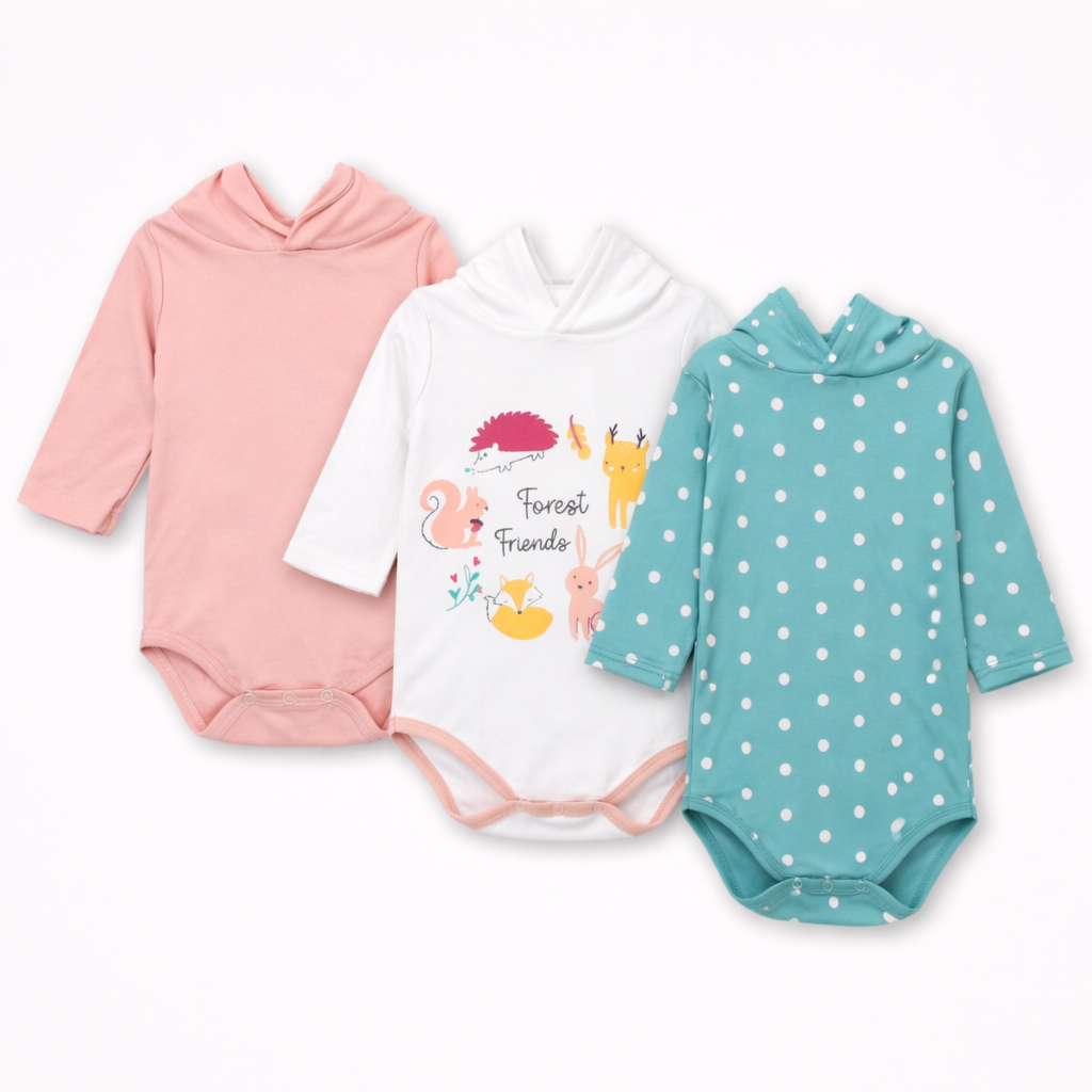 Autumn Forest Bodysuit Pack Of 3