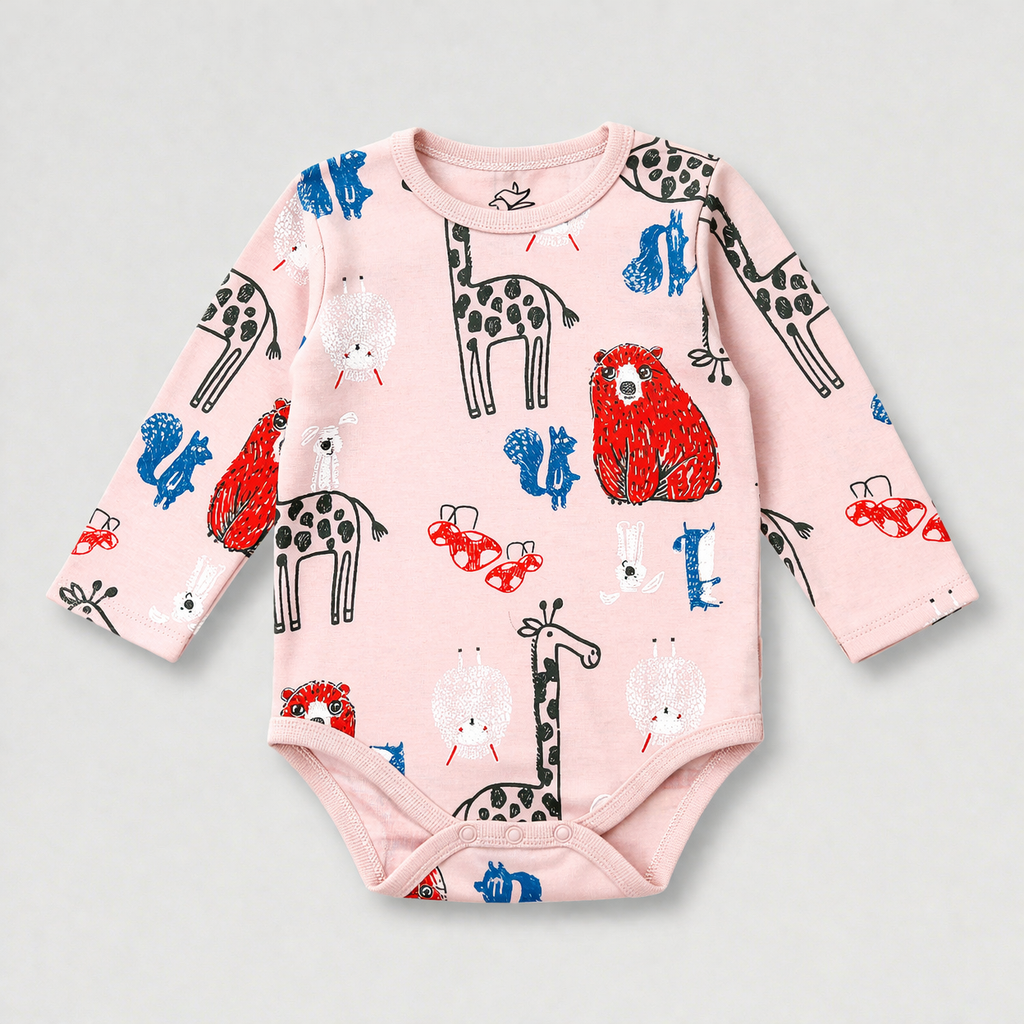 Let's Draw Big Long Sleeve Bodysuit