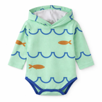 Long Sleeve Bodysuit with Hood