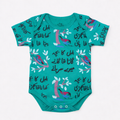 Ghousla Short Sleeve Bodysuit Spectra Green