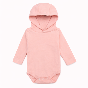 Pink Hooded Bodysuit