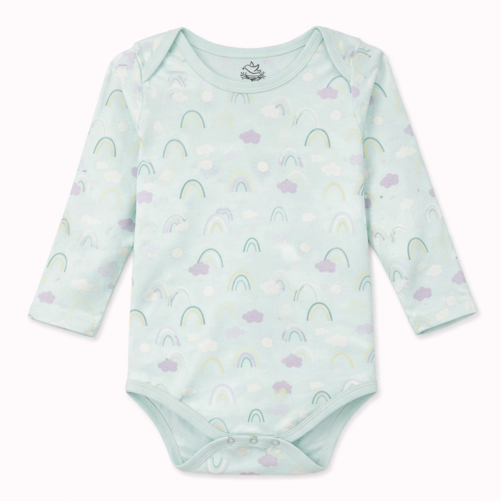 Colours And Unicorn Long Sleeve Bodysuit