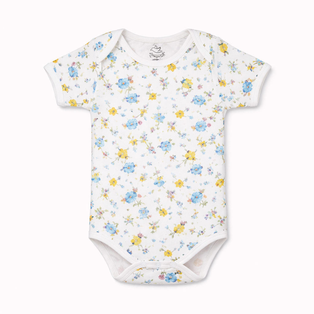 Floral Short Sleeve Bodysuit