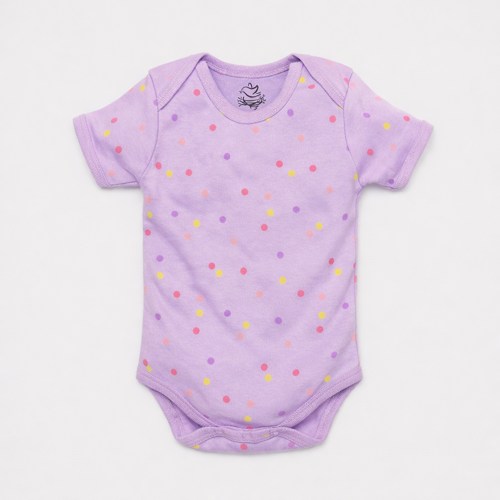 Purple Dotted Bodysuit