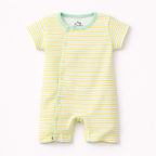 Olive Green Half Sleeves Bodysuit
