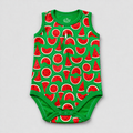 Watermelon Sleeveless Bodysuit Green