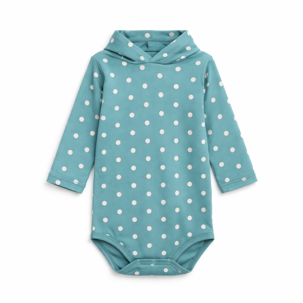 Autumn Forest Baby Suit with Hood