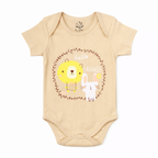 Bunny & Bear's friendship tale bodysuit in Cyan