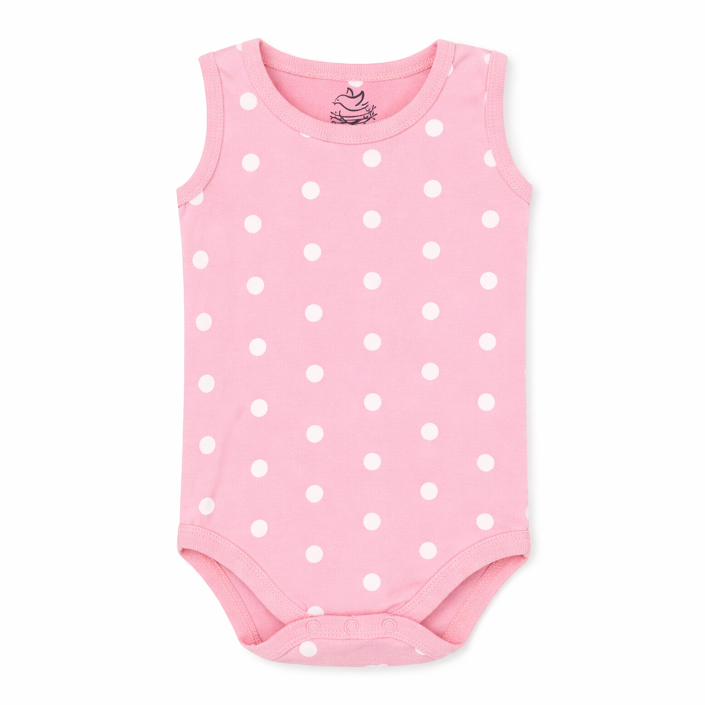 Pink Polka Bodysuit
