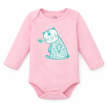 CUDDLY BEAR LONG SLEEVE BODYSUIT