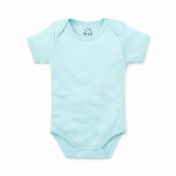 Breezy Blue Short-Sleeve Bodysuit