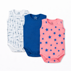 Pack Of 3 Safari Bodysuit (Bundle)