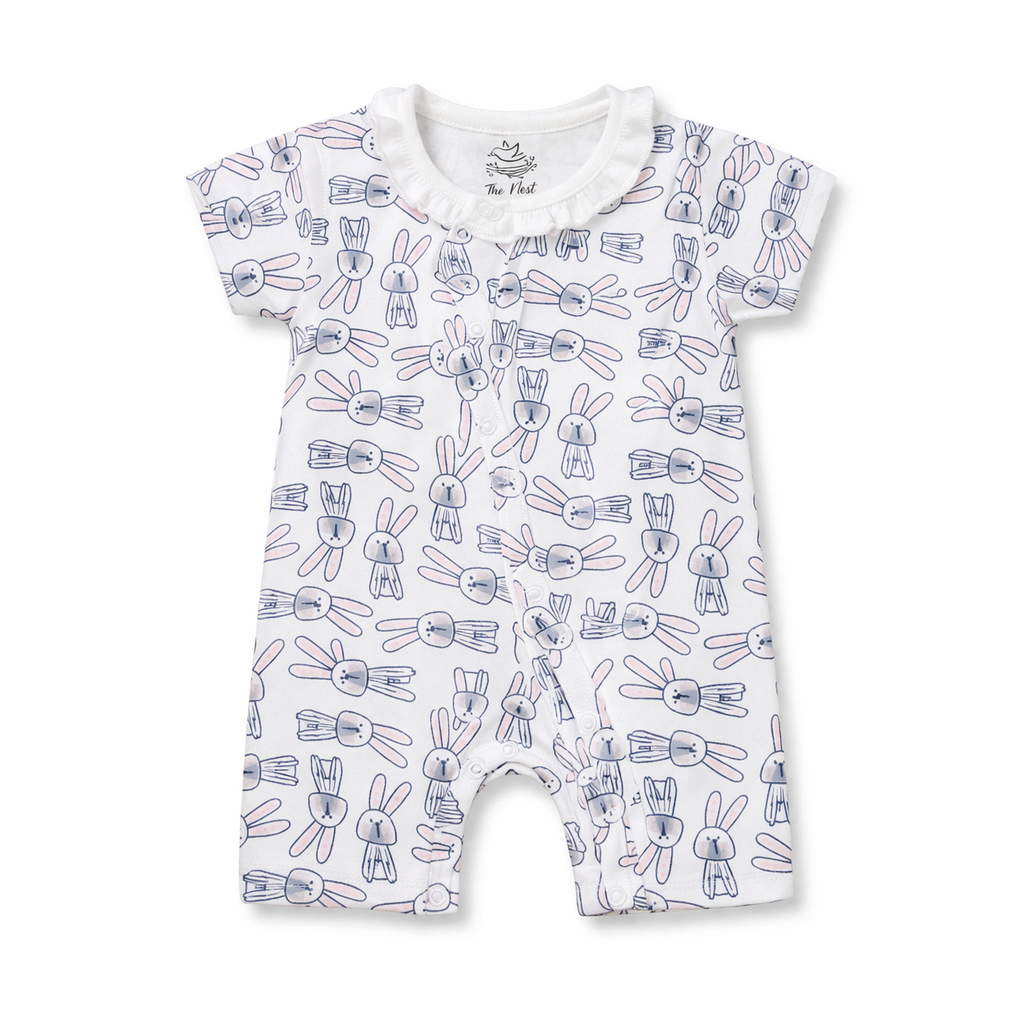 Safari Short Sleeve Romper