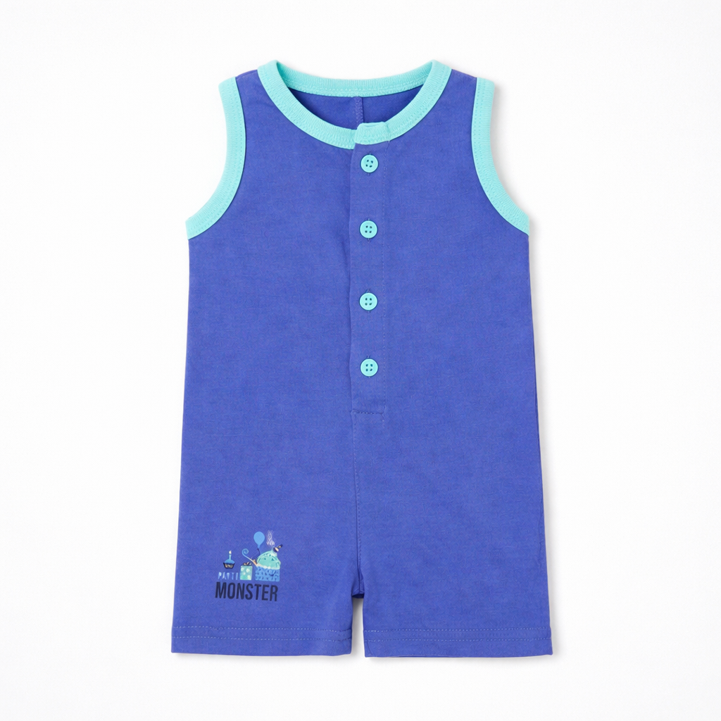 Cosmic Party Sleeveless Romper