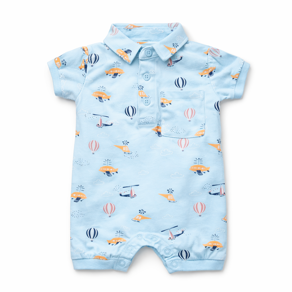 Blue Flying Collared Shirt