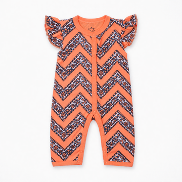 Hi Summer Ruffled Sleeve Romper