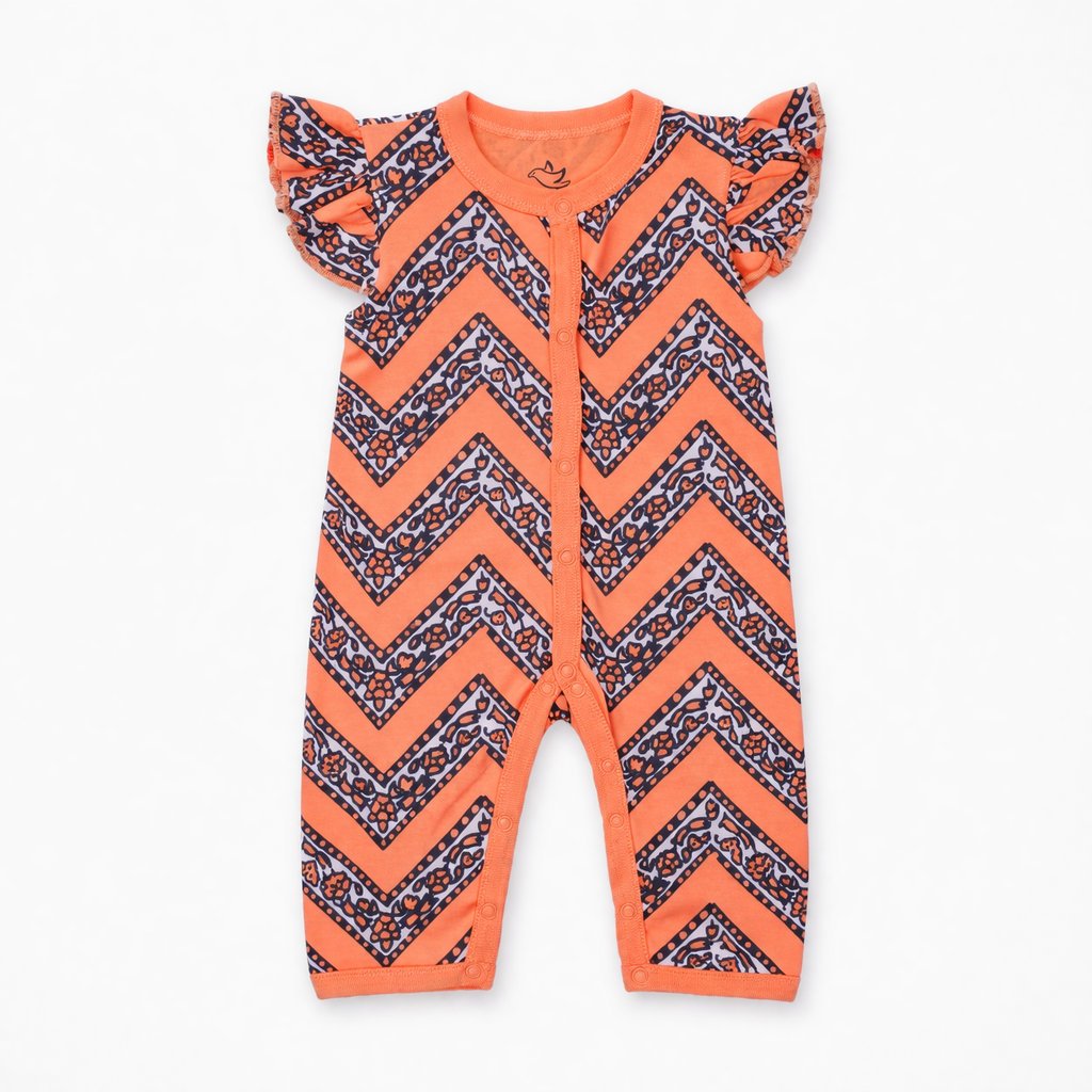 Hi Summer Ruffled Sleeve Romper