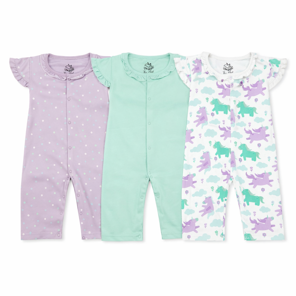 Pack Of 3 Baby Onesie Trio (Bundle)