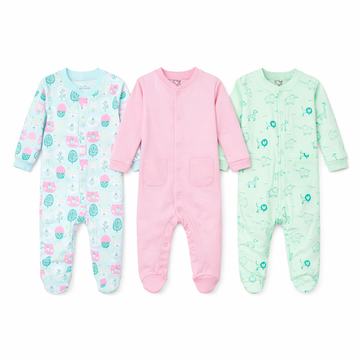 Pack Of 3 Adventure Sleeping Suit (Bundle)