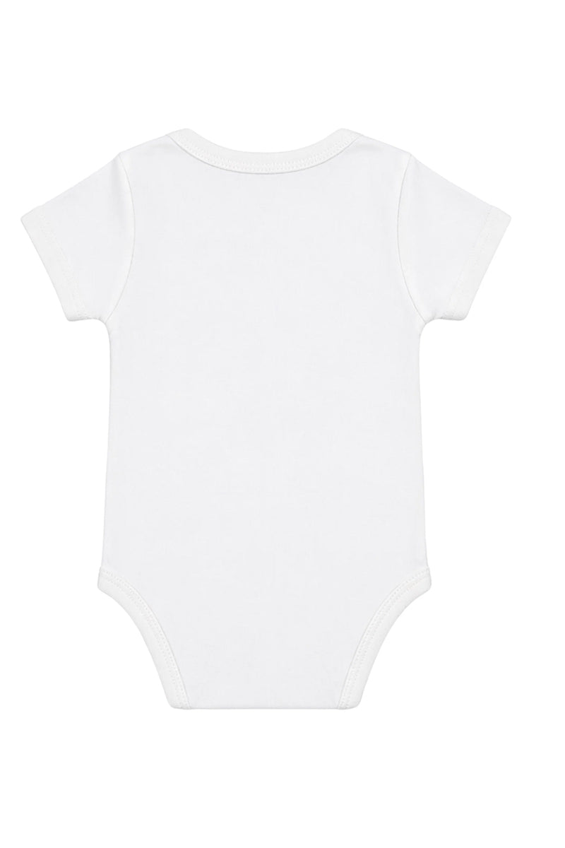 Short-Sleeve Bodysuit: Premium Cotton-Blend "Chota Bacha Ghousla" White Daily Casual Wear