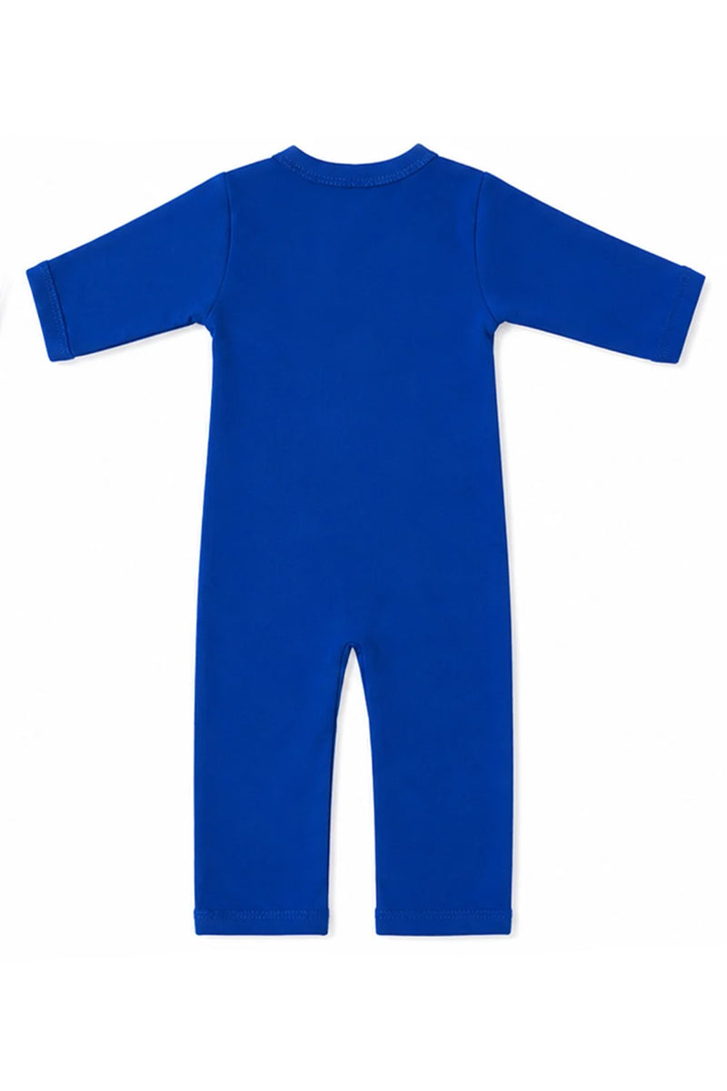 Royal Blue Cool and Kind Baby Sleepsuit