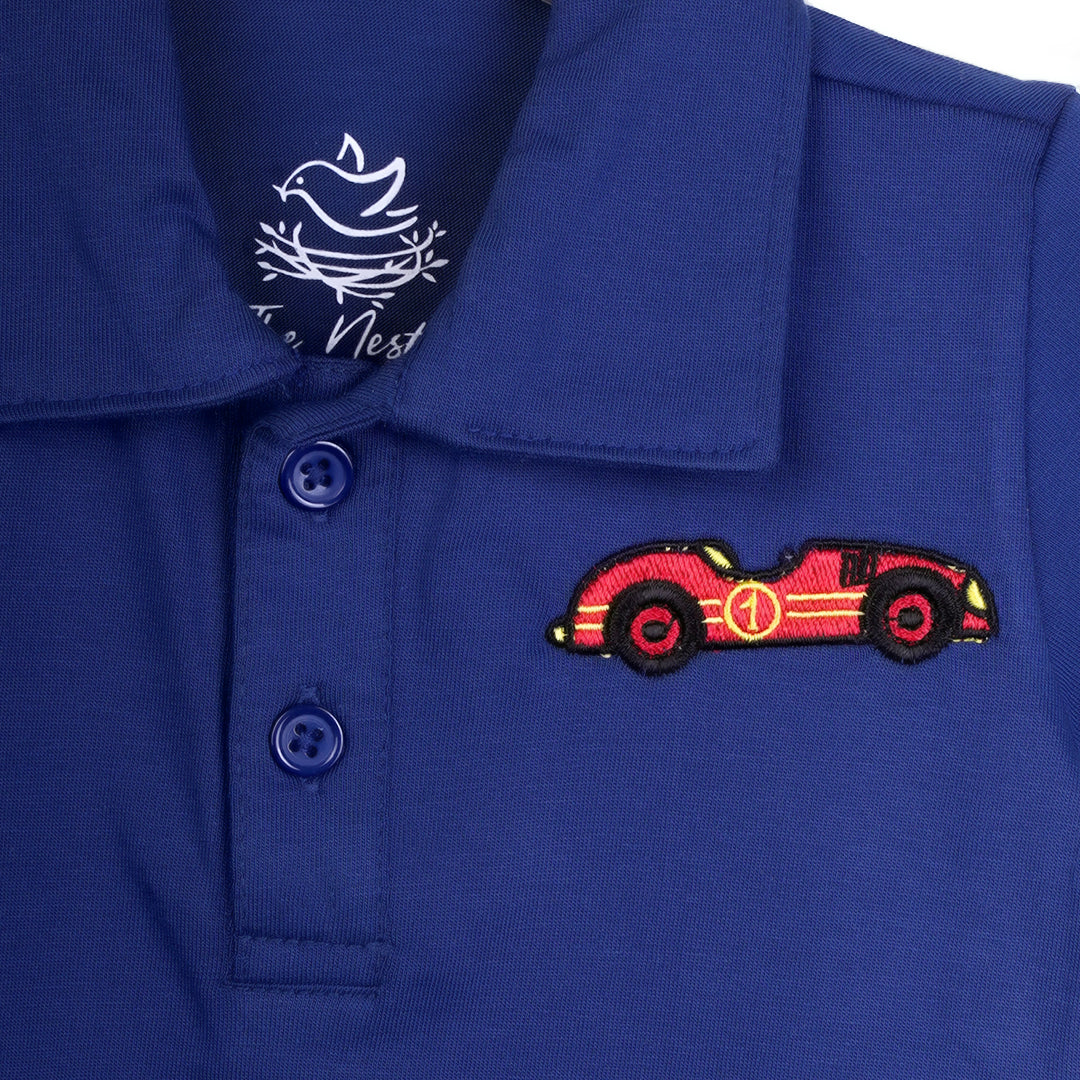 Preppy Rev your engine Polo Tee