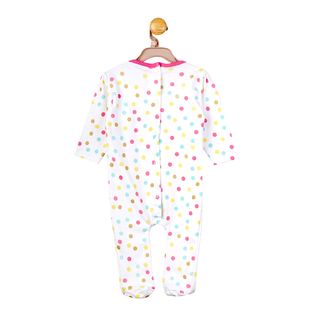 Little Ladybug polka dots Sleeping suit