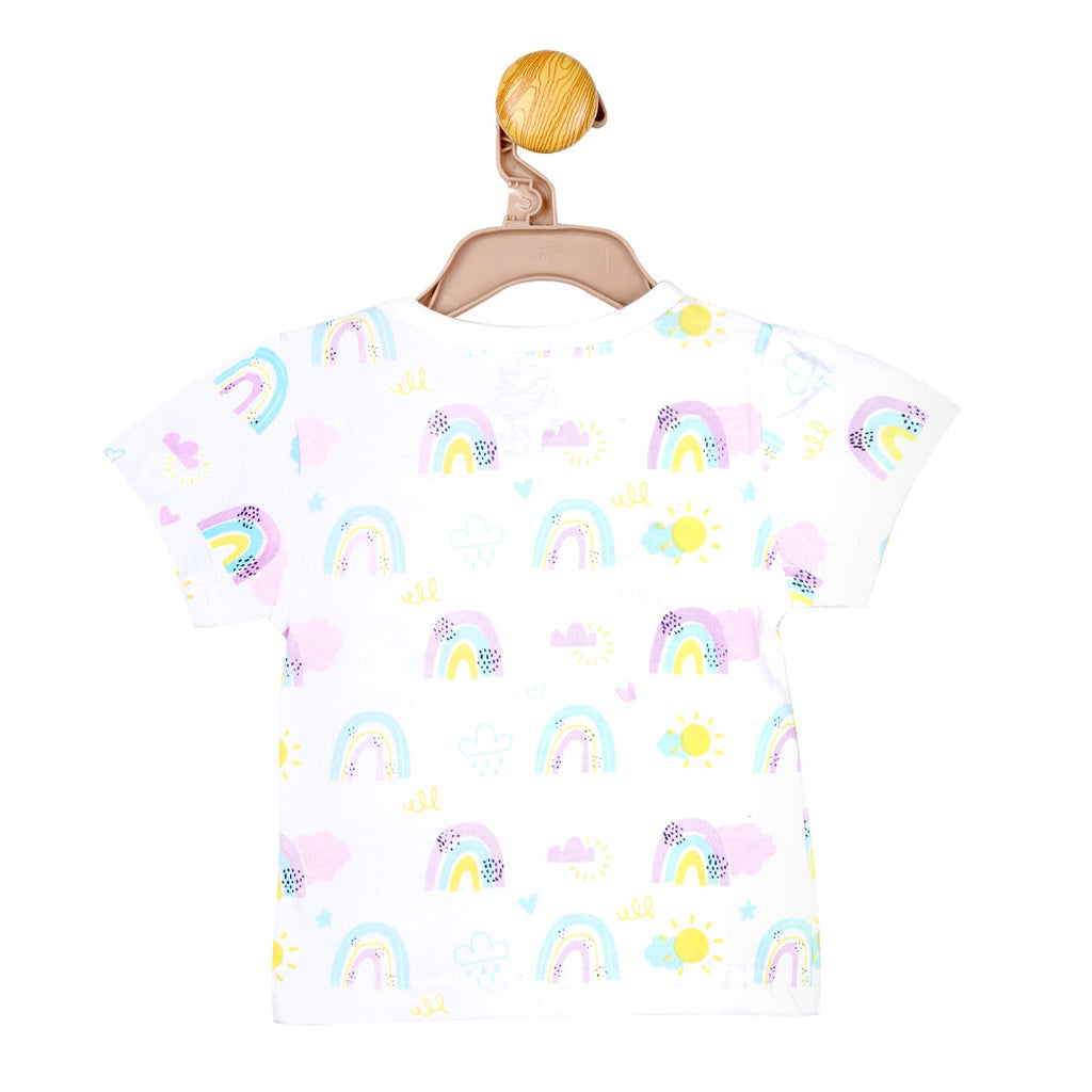 Rainbow Bliss Snap-up Tee