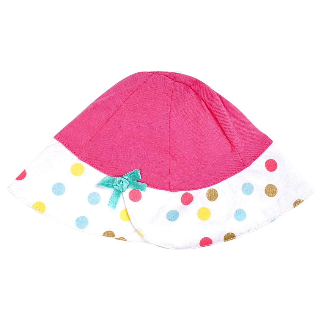 Pretty Polka Bonnet Cap