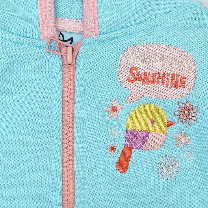 Bird House Zipper Sweater