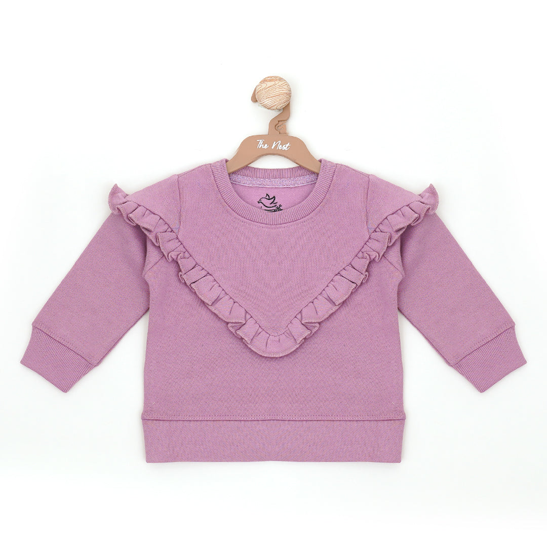 Bird House Purple Sweatshirt