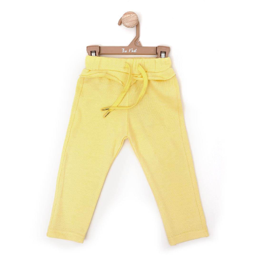 Bird House Yellow Color Baby Trouser