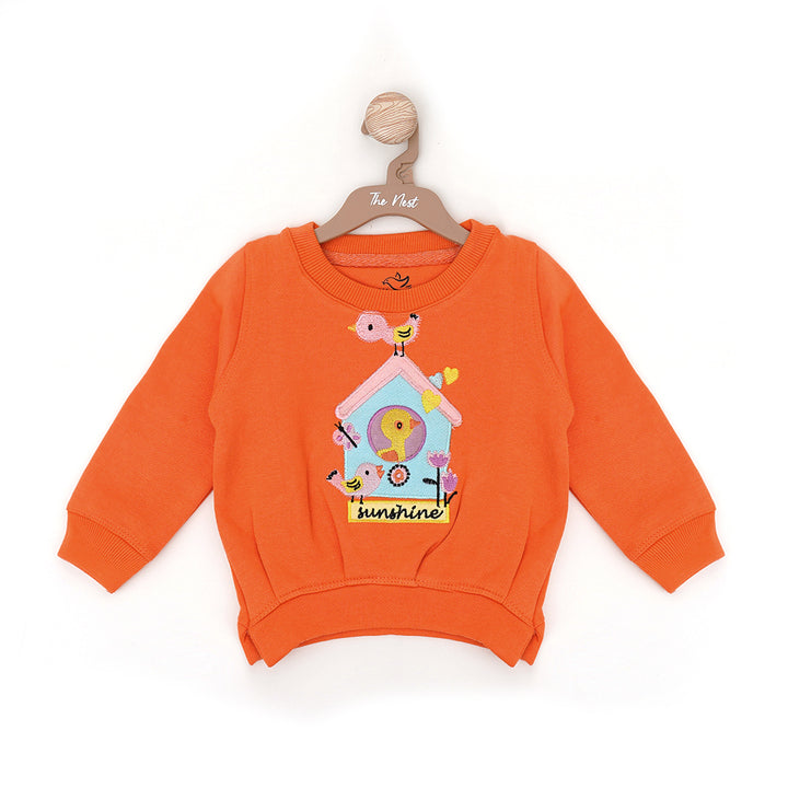 Birdhouse Orange Sweatshirt