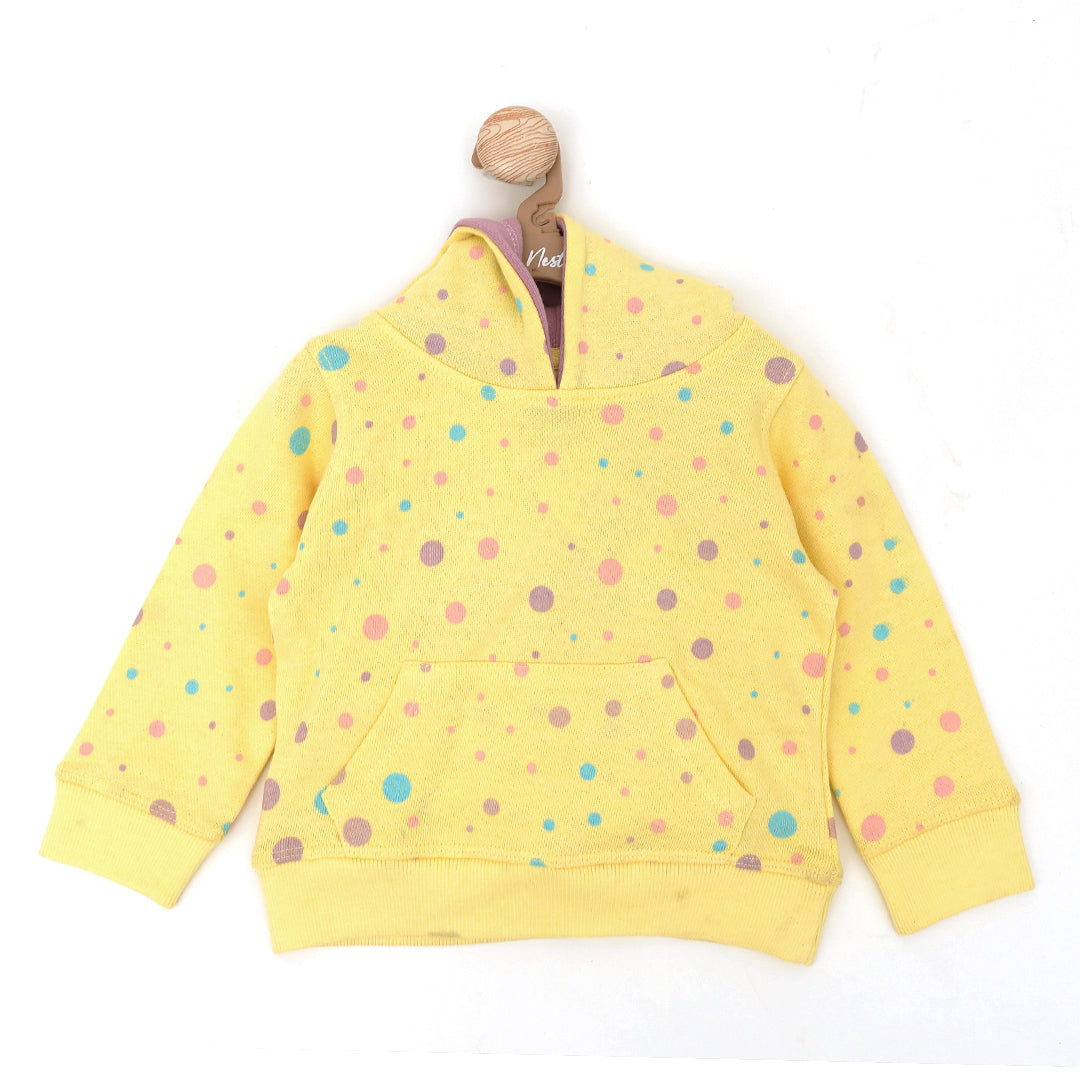 Bird House  Sunshine Splash Paint Dot Hoodie