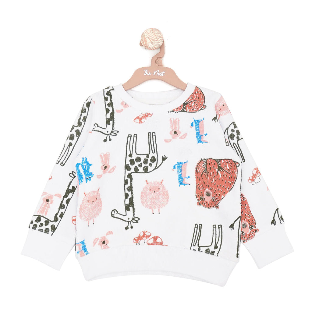 Lets Draw Round Neck Sweatshirt