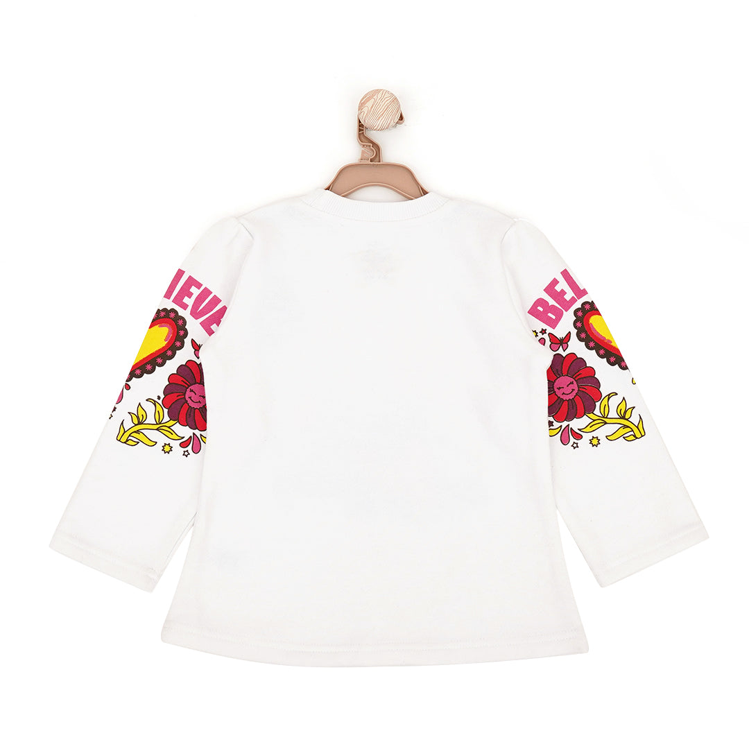 Rainbow Bliss Round Neck Sweatshirt
