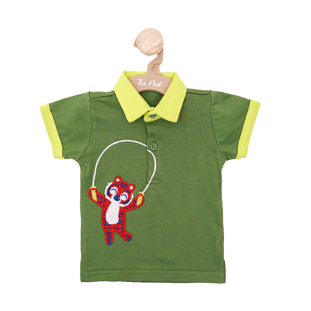 Skipping Tiger Polo Shirt